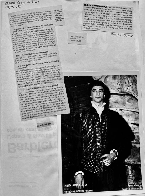 ERNANI - Roma 1989_Reviews