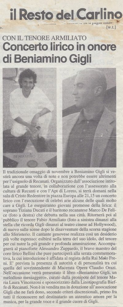 Fabio Armiliato Omaggio Gigli Recanati 25-11-1995 1